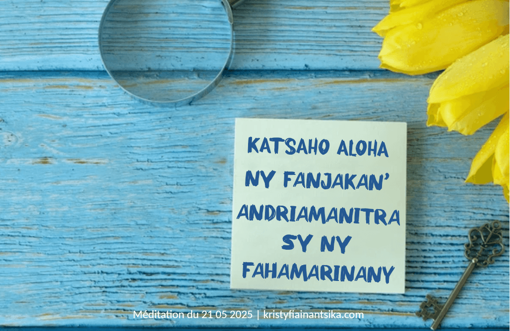 Katsaho aloha ny fanjakan'Andriamanitra sy ny fahamarinany