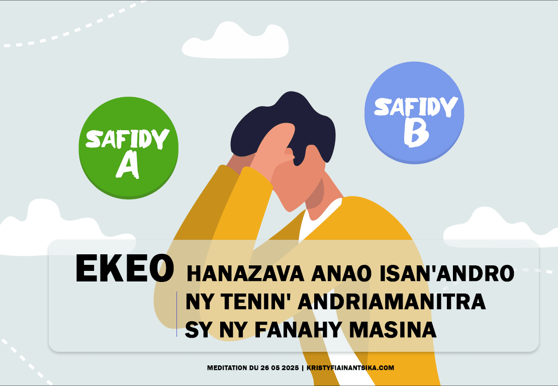 Ekeo hanazava anao isan'andro ny tenin' Andriamanitra sy ny Fanahy Masina