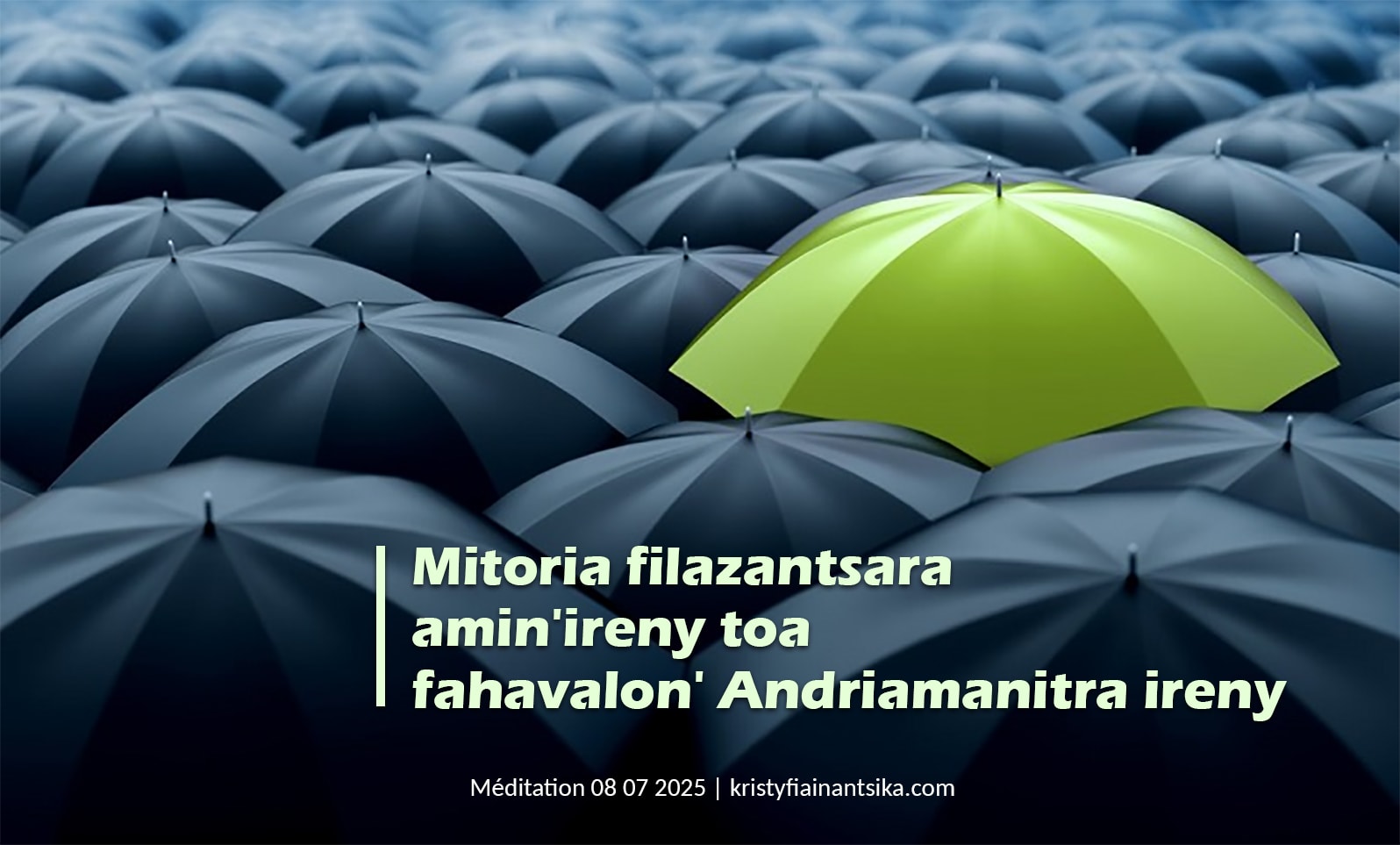 Mitoria filazantsara amin'ireny toa fahavalon' Andriamanitra ireny