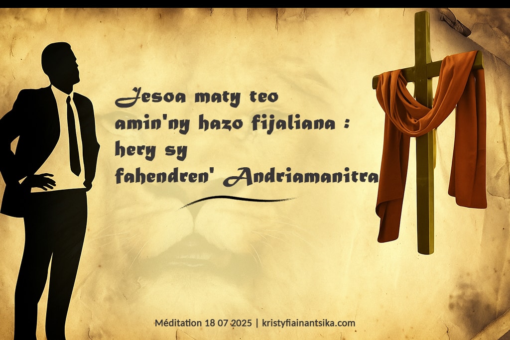 Jesoa maty teo amin'ny hazo fijaliana : hery sy fahendren' Andriamanitra