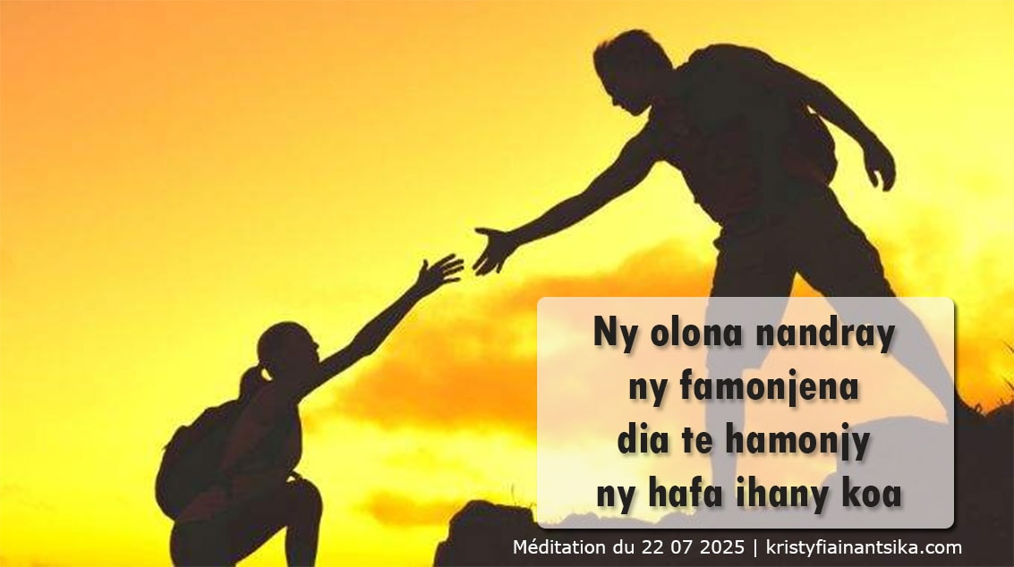 Ny olona nandray ny famonjena dia te hamonjy ny hafa ihany koa