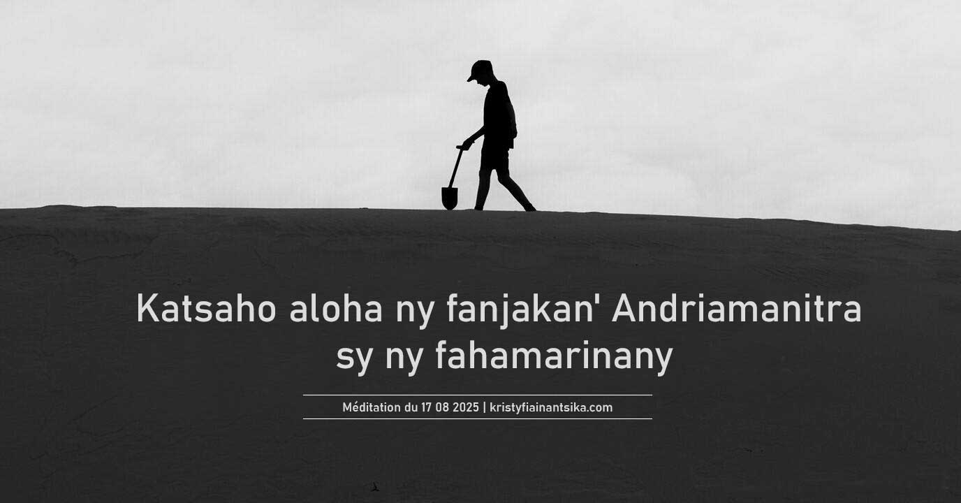 Katsaho aloha ny fanjakan' Andriamanitra sy ny fahamarinany
