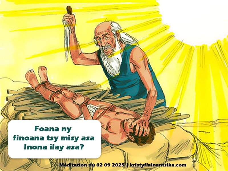 Foana ny finoana tsy misy asa. Inona ilay asa?