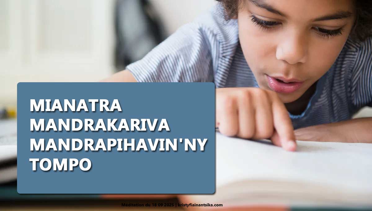 Mianatra mandrakariva mandrapihavin'ny Tompo