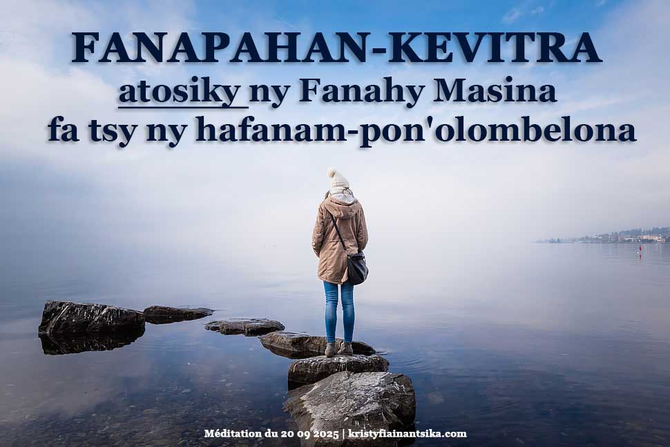 Fanapahan-kevitra atosiky ny Fanahy Masina fa tsy ny hafanam-pon'olombelona