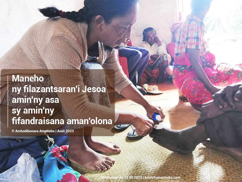 Maneho ny filazantsaran'i Jesoa amin'ny asa sy amin'ny fifandraisana aman'olona