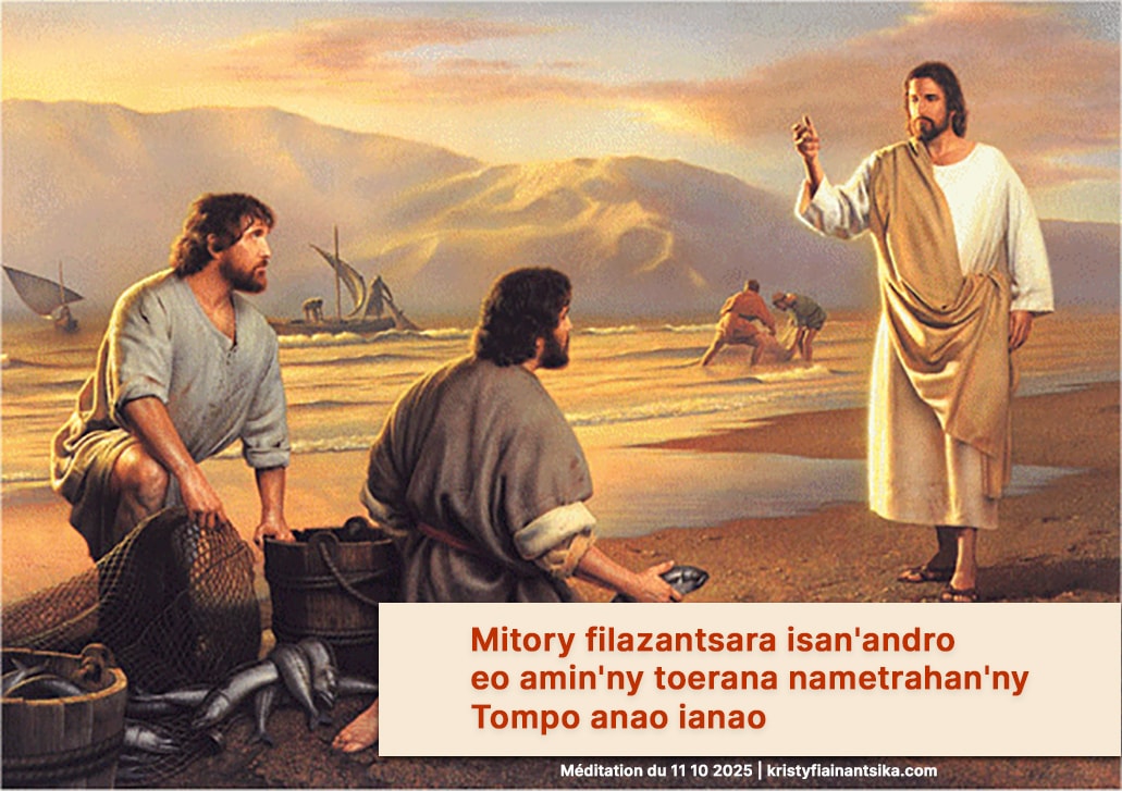 Mitory filazantsara isan'andro eo amin'ny toerana nametrahan'ny Tompo anao ianao