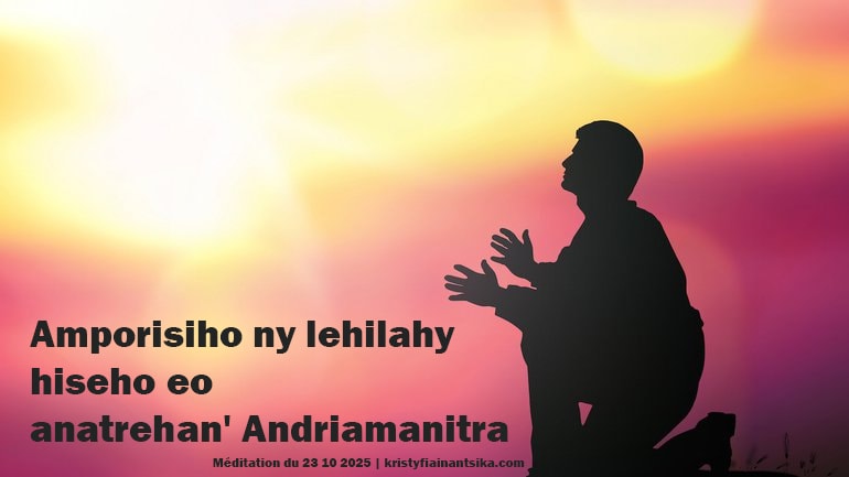 Amporisiho ny lehilahy hiseho eo anatrehan' Andriamanitra