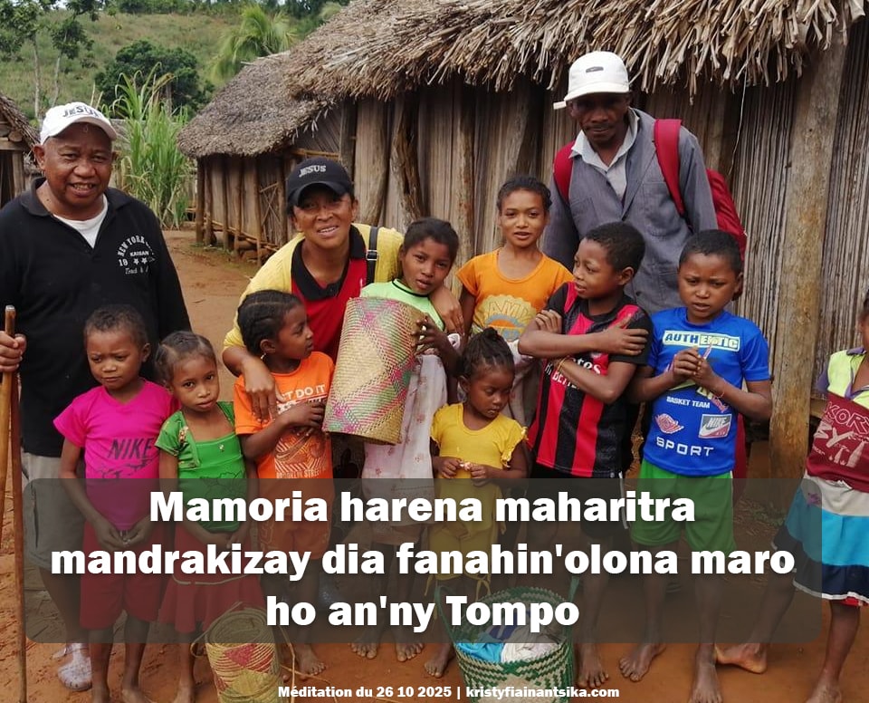Mamoria harena maharitra mandrakizay dia fanahin'olona maro ho an'ny Tompo