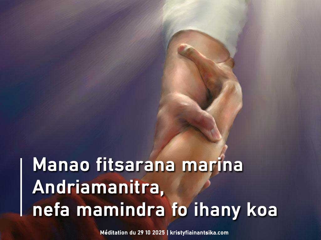 Manao fitsarana marina Andriamanitra, nefa mamindra fo ihany koa