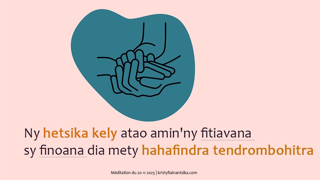 Ny hetsika kely atao amin'ny fitiavana sy finoana dia mety hahafindra tendrombohitra