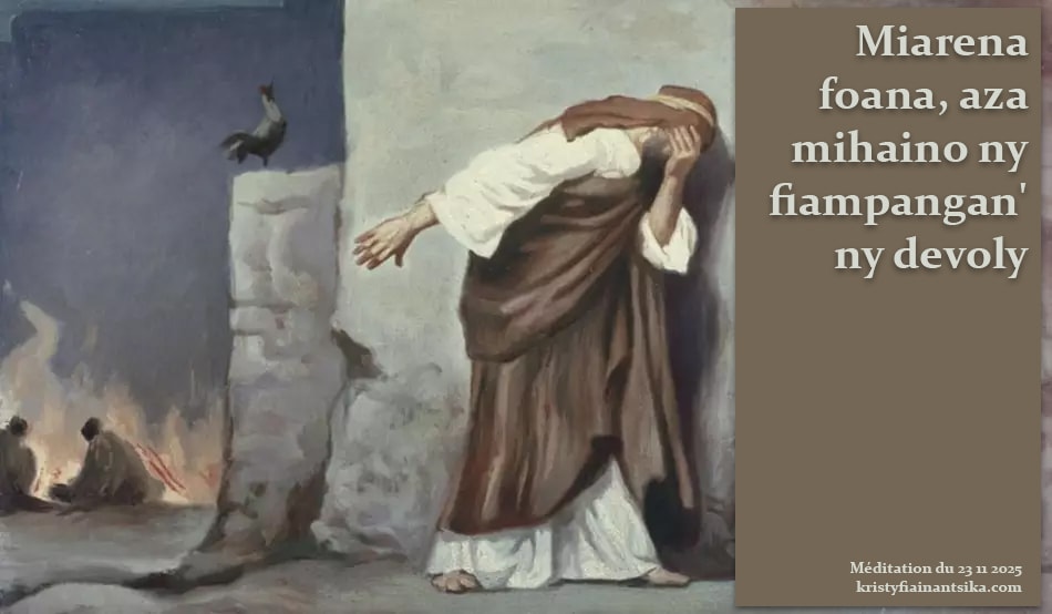 Miarena foana, aza mihaino ny fiampangan'ny devoly