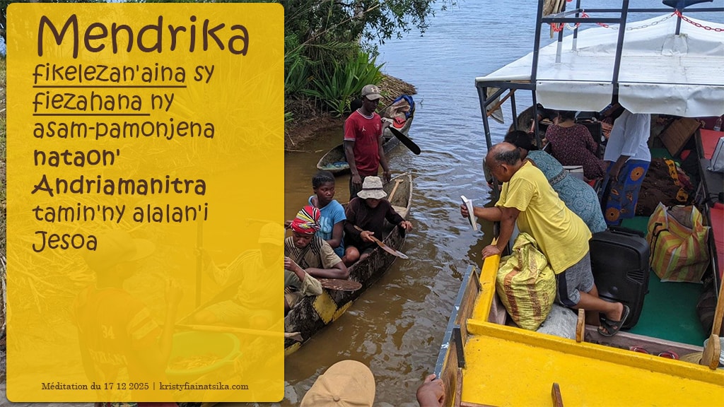 Mendrika fikelezan'aina sy fiezahana ny asam-pamonjena nataon' Andriamanitra tamin'ny alalan'i Jesoa