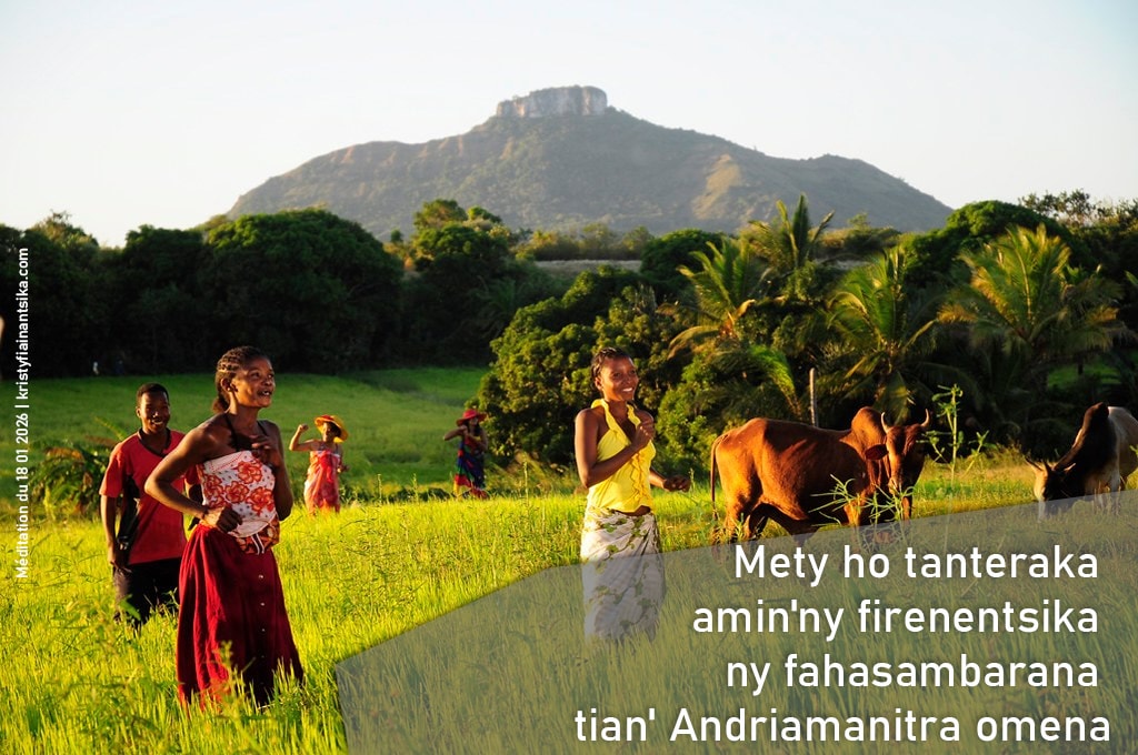 Mety ho tanteraka amin'ny firenentsika ny fahasambarana tian' Andriamanitra omena