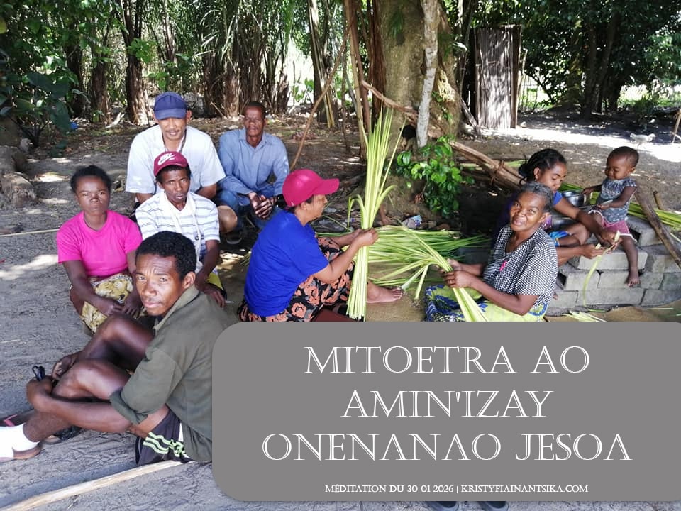 Mitoetra ao amin'izay onenanao Jesoa