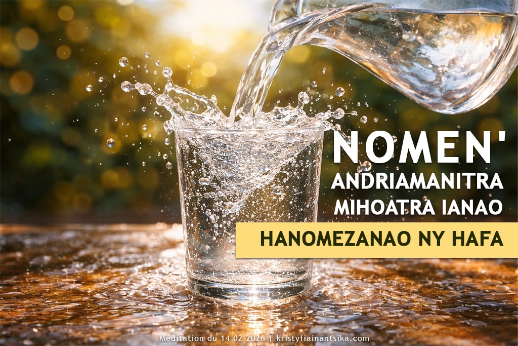 Nomen' Andriamanitra mihoatra ianao mba hanomezanao ny hafa