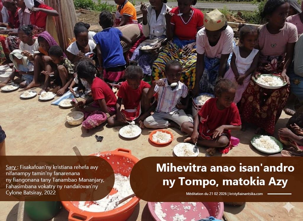 Mihevitra anao isan'andro ny Tompo, matokia Azy