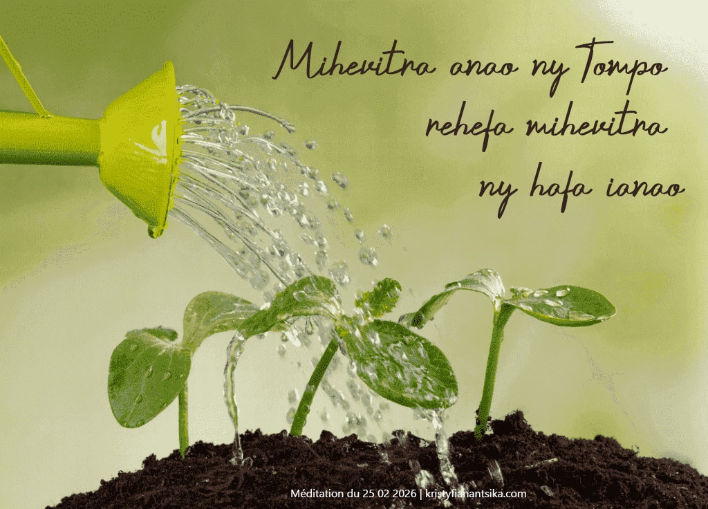 Mihevitra anao ny Tompo rehefa mihevitra ny hafa ianao