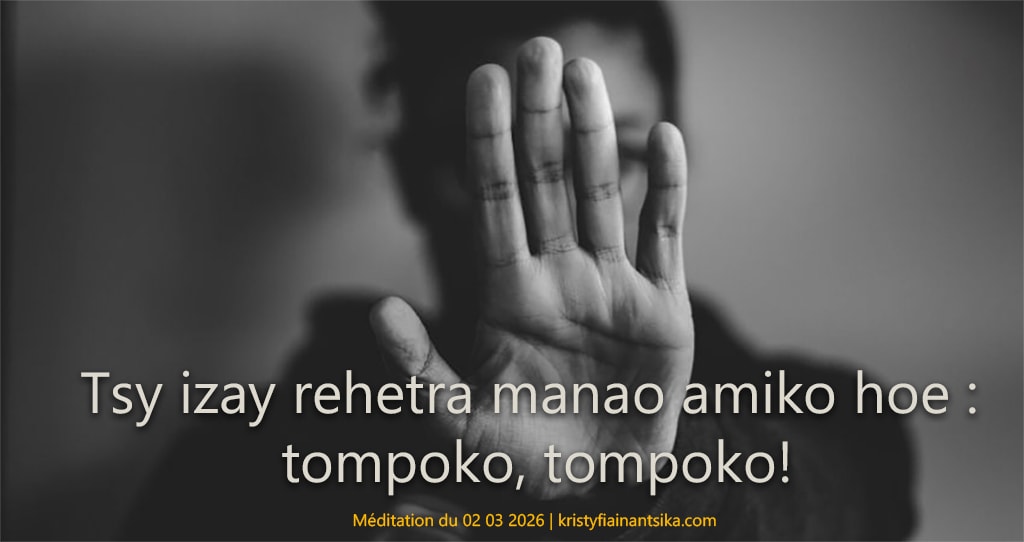 Tsy izay rehetra manao amiko hoe : tompoko, tompoko!