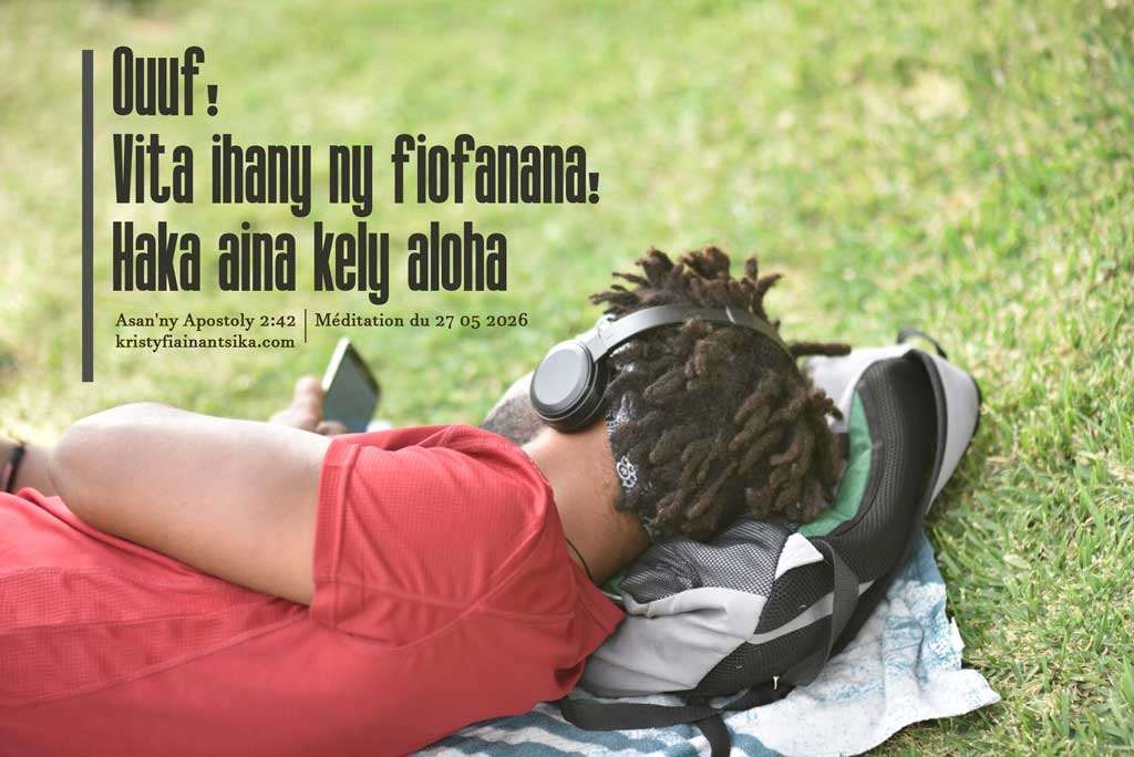 Ouuf! Vita ihany ny fiofanana! Haka aina kely aloha