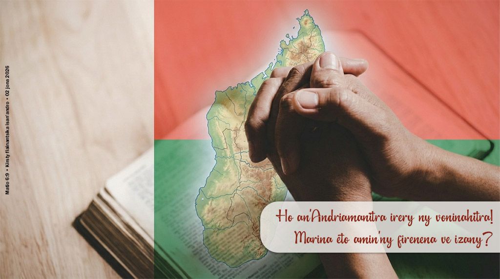 Ho an'Andriamanitra irery ny voninahitra! Marina eto amin'ny firenena ve izany?