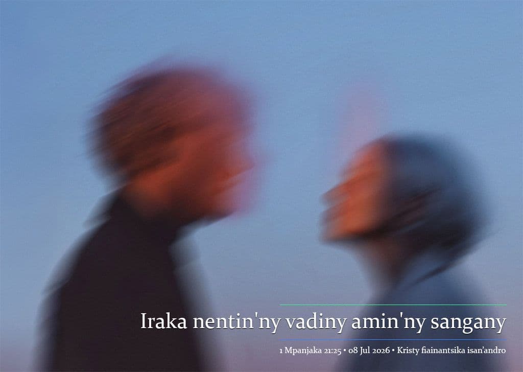 Iraka nentin'ny vadiny amin'ny sangany